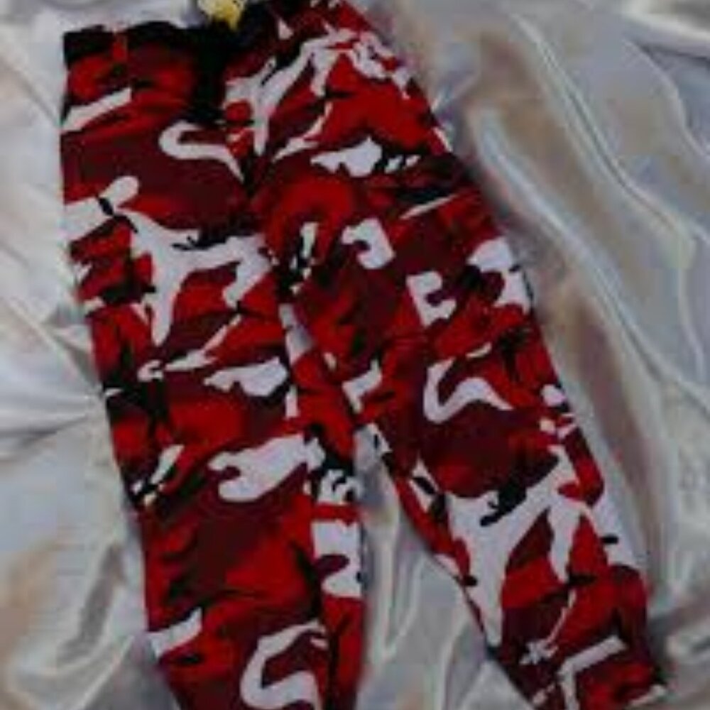 Red camo Cargo pants
